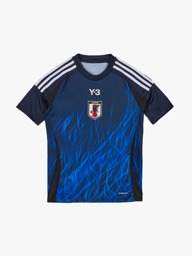Maillot Domicile Japon 2024/2025 bleu avec flammes abstraites, Y-3 - Maxikits