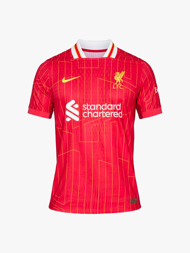 Maillot Domicile Liverpool 2024/2025 rouge à rayures dorées, code DNZ - Maxikits